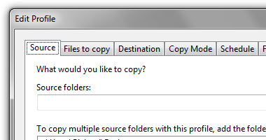Multiple source and destination folders