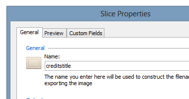 Custom options can be set per slice if required