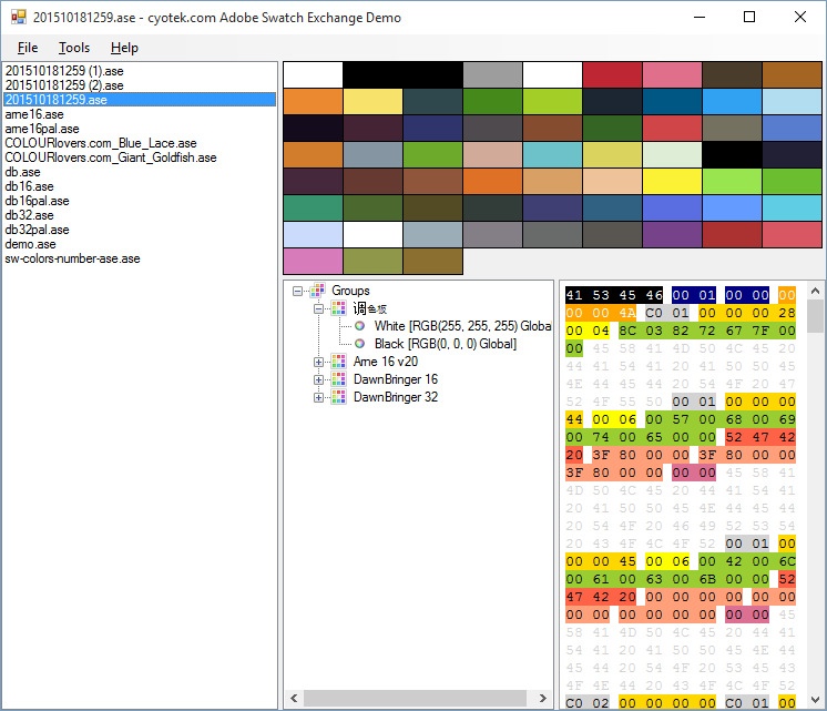 adobe swatch exchange