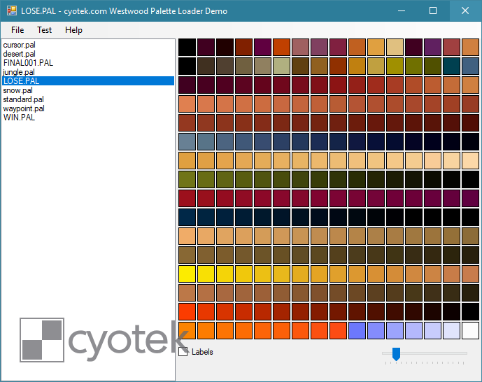 reading and writing 18 bit rgb vga palette pal files with c pal file format
