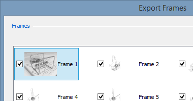 Frame export