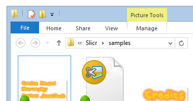 Slicr chops up an existing image based on criteria you specify